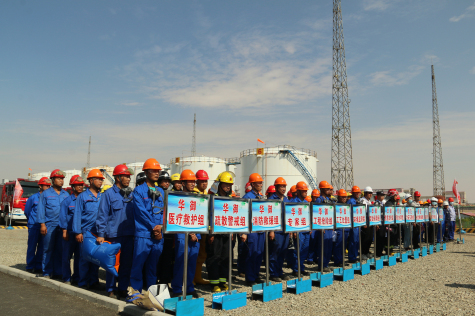 中衛(wèi)工業(yè)園區(qū)2021年?；飞a(chǎn)安全暨突發(fā)環(huán)境事故應急救援預案演練在寧夏華御舉行
