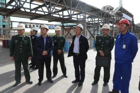中衛市副市長劉啟峰率隊 到寧夏華御開展消防安全大檢查